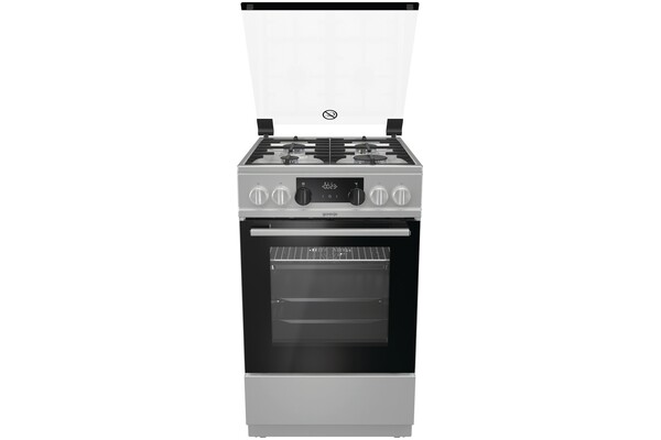 Kuchnia Gorenje MEK514X płyta gazowa, piekarnik elektryczny