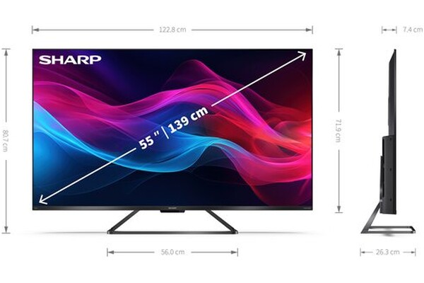 Telewizor Sharp 55GR8765E 55" 4K Ultra HD
