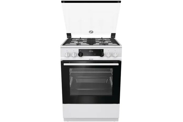 Kuchnia Gorenje KS6350WA płyta gazowa, piekarnik elektryczny