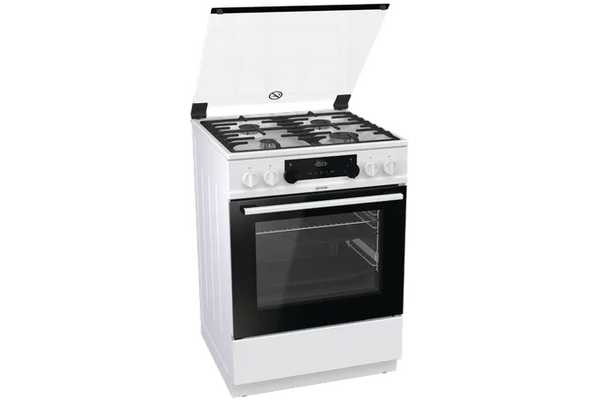 Kuchnia Gorenje KS6350WA płyta gazowa, piekarnik elektryczny