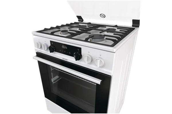 Kuchnia Gorenje KS6350WA płyta gazowa, piekarnik elektryczny