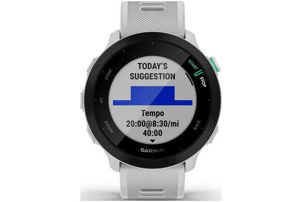 Smartwatch Garmin Forerunner 55 biały