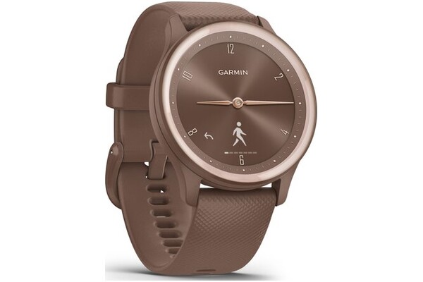 Smartwatch Garmin Vivomove Sport 0.25" brązowy