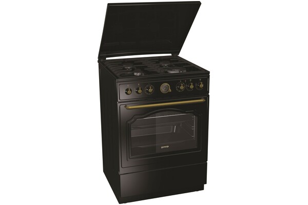 Kuchnia Gorenje K62CLB płyta gazowa, piekarnik elektryczny