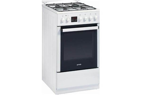 Kuchnia Gorenje K57306AW płyta gazowa, piekarnik elektryczny