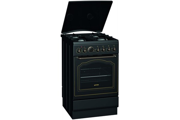 Kuchnia Gorenje K57CLB płyta gazowa, piekarnik elektryczny