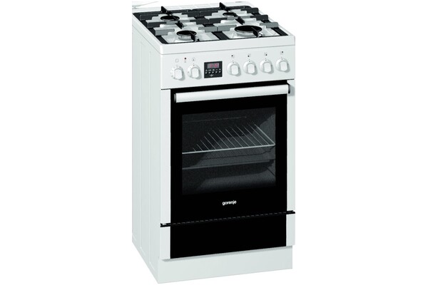 Kuchnia Gorenje K57364AWG płyta gazowa, piekarnik elektryczny