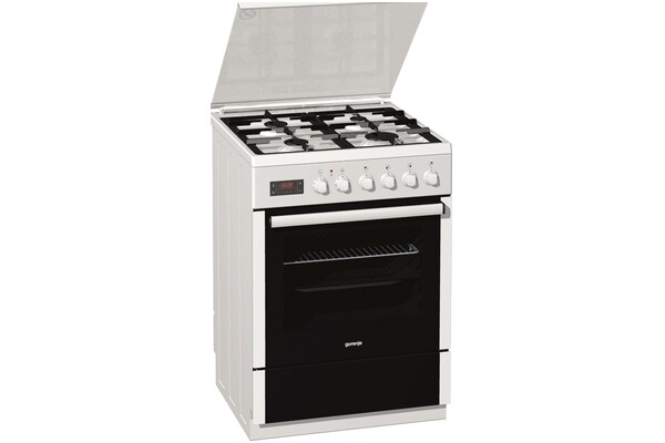 Kuchnia Gorenje K67337AW płyta gazowa, piekarnik elektryczny