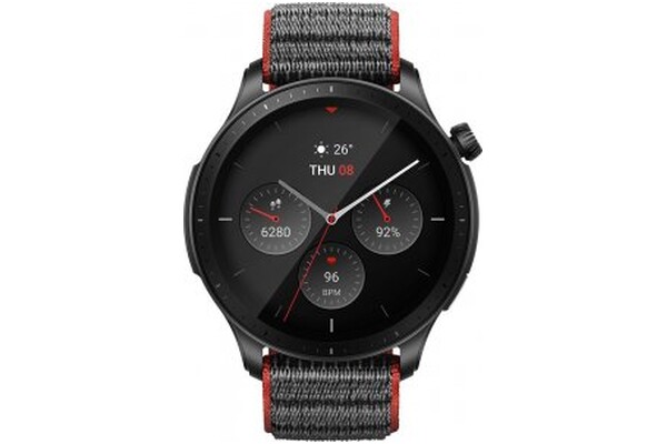 Smartwatch Amazfit GTR 4 czarno-czerwony