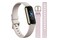 Smartwatch FITBIT Luxe biało-różowy