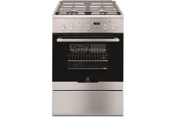 Kuchnia Electrolux EKK64580OX płyta gazowa, piekarnik elektryczny