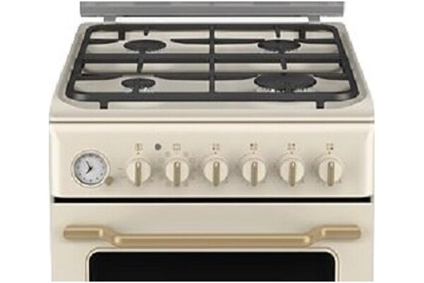 Kuchnia Hotpoint HT5GM4AFCOWEE płyta gazowa, piekarnik elektryczny