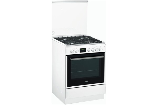 Kuchnia Whirlpool ACMT6332WH płyta gazowa, piekarnik elektryczny