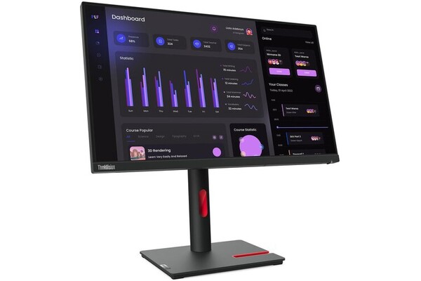 Monitor 23.8" Lenovo ThinkVision T24i-30 czarny