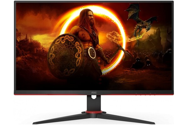 Monitor 23.8" AOC 24G2SPAE czarno-czerwony