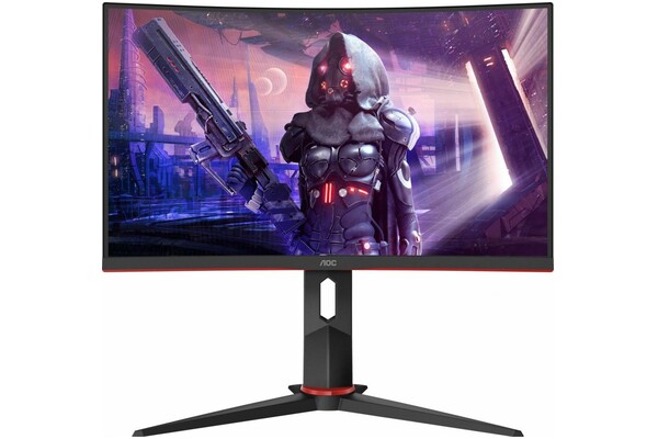 Monitor 23.6" AOC C24G2U czarno-czerwony