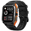 Smartwatch MaxCom FW67 Titan Pro 1.85" grafitowo-pomarańczowy