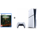 Konsola Sony PlayStation 5 Slim 1TB biały + PAYDAY 3 Edycja Premierowa PS5