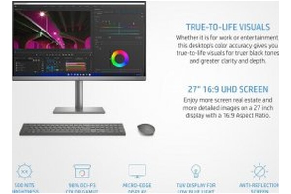 HP ENVY 27 32GB DDR5 NVIDIA GeForce RTX 3060 6GB 2TB SSD Windows 11 Home