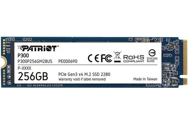 Dysk wewnętrzny Patriot P300 SSD M.2 NVMe 256GB