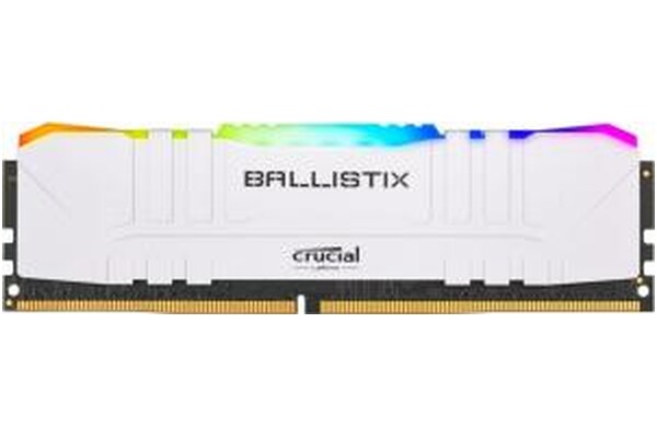 Pamięć RAM Crucial Ballistix White RGB 16GB DDR4 3000MHz Z radiatorem 1.35V 15CL