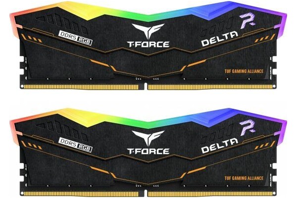 Pamięć RAM TeamGroup T-Force Delta TUF Gaming RGB 32GB DDR5 5200MHz Z radiatorem 1.25V 40CL
