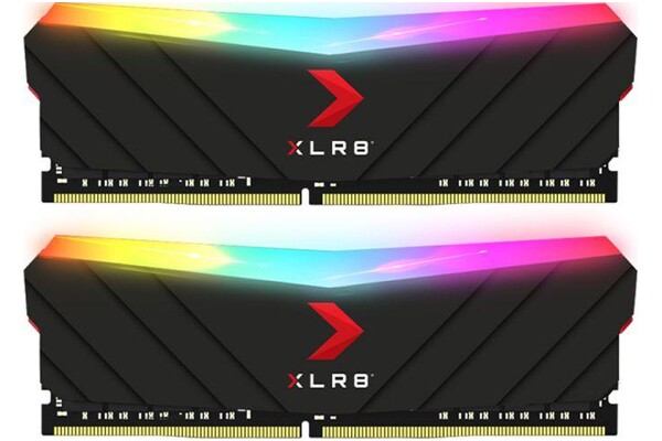 Pamięć RAM PNY XLR8 Epic-X Gaming RGB 16GB DDR4 3200MHz Z radiatorem 1.35V 16CL
