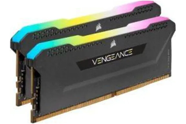 Pamięć RAM CORSAIR Vengeance RGB Pro SL Black 16GB DDR4 3600MHz Z radiatorem 18CL
