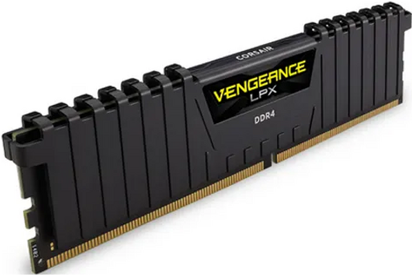 Pamięć RAM CORSAIR Vengeance LPX XMP Black 16GB DDR4 3000MHz Z radiatorem 1.2 | 1.35V 15CL
