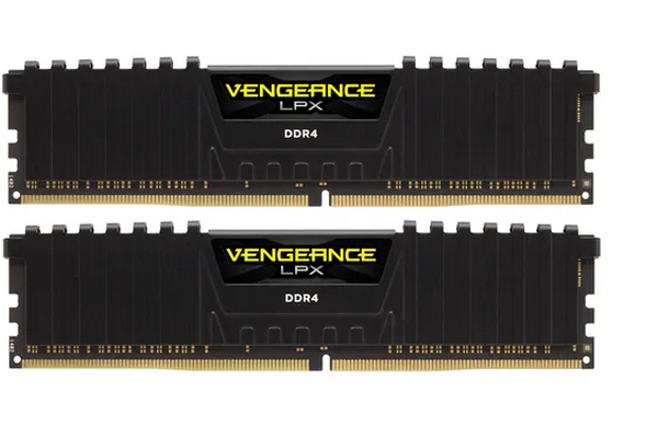 Pamięć RAM CORSAIR Vengeance LPX XMP Black 16GB DDR4 3000MHz Z radiatorem 1.2 | 1.35V 15CL