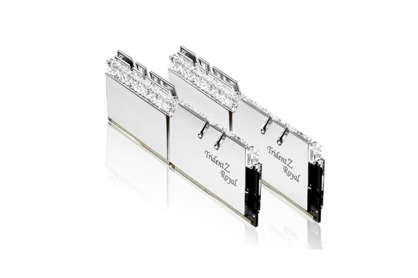 Pamięć RAM G.Skill Trident Z Royal Silver RGB 32GB DDR4 3600MHz Z radiatorem 1.35V 16CL