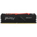 Pamięć RAM Kingston Fury Beast RGB 16GB DDR4 3600MHz Z radiatorem 1.35V 18CL