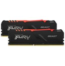 Pamięć RAM Kingston Fury Beast RGB 32GB DDR4 2666MHz Z radiatorem 1.2V 16CL