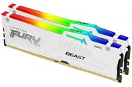 Pamięć RAM Kingston Fury Beast RGB 32GB DDR5 6000MHz Z radiatorem 1.35V 40CL
