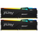 Pamięć RAM Kingston Fury Beast RGB 32GB DDR5 6000MHz Z radiatorem 1.35V 36CL