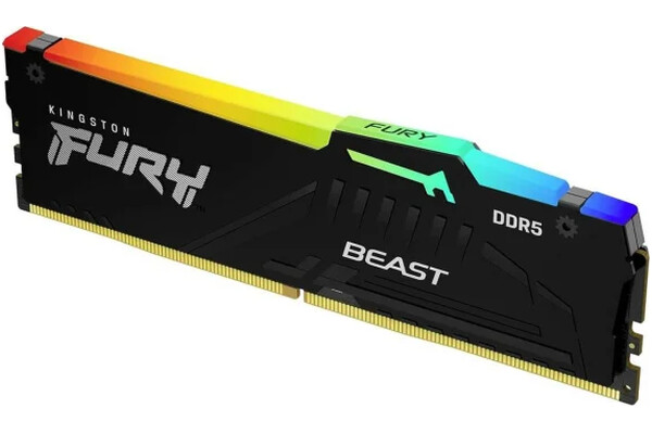 Pamięć RAM Kingston Fury Beast RGB 64GB DDR5 5200MHz Z radiatorem 40CL