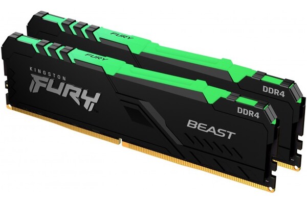 Pamięć RAM Kingston Fury Beast RGB KF432C16BBAK216 16GB DDR4 3200MHz Z radiatorem 16CL