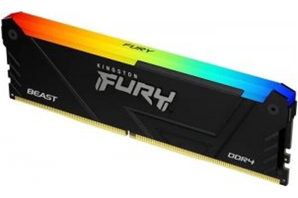 Pamięć RAM Kingston Fury Beast RGB 8GB DDR4 2666MHz Z radiatorem 1.2V 16CL