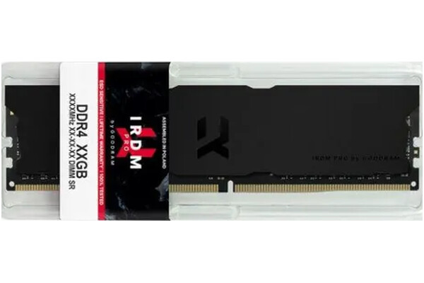 Pamięć RAM GoodRam IRDM Pro Deep Black 16GB DDR4 3600MHz Z radiatorem 1.35V 17CL