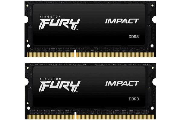 Pamięć RAM Kingston Fury Impact 16GB DDR3L 1866MHz 1.35 |1.5V 11CL
