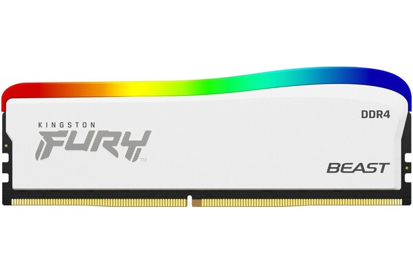 Pamięć RAM Kingston Fury Beast RGB KF432C16BWA16 16GB DDR4 3200MHz Z radiatorem 1.35V 16CL