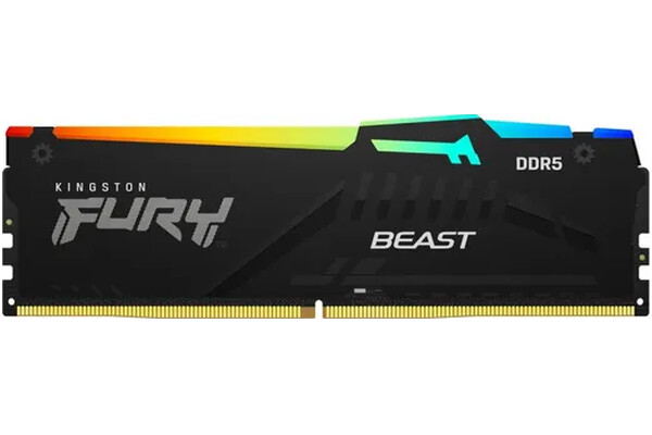 Pamięć RAM Kingston Fury Beast RGB 32GB DDR5 5200MHz Z radiatorem 40CL