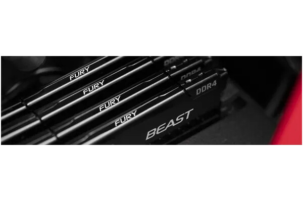 Pamięć RAM Kingston Fury Beast KF432C16BB1K232 32GB DDR4 3200MHz Z radiatorem 16CL