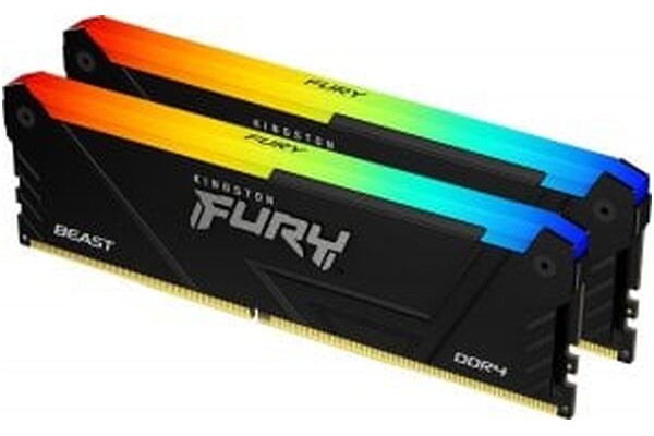 Pamięć RAM Kingston Fury Beast RGB KF426C16BB2AK232 32GB DDR4 2666MHz Z radiatorem 1.2V 16CL