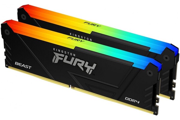 Pamięć RAM Kingston Fury Beast RGB KF426C16BB2AK232 32GB DDR4 2666MHz Z radiatorem 1.2V 16CL