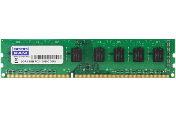 Pamięć RAM GoodRam 4GB DDR3 1333MHz 1.6V 9CL