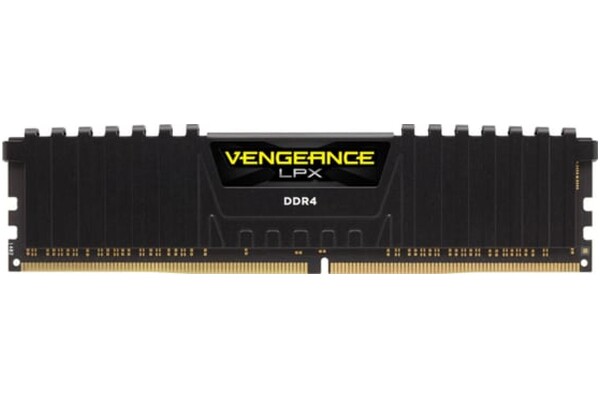 Pamięć RAM CORSAIR Vengeance LPX Black 8GB DDR4 3000MHz Z radiatorem 1.35V 16CL