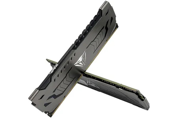 Pamięć RAM Patriot Viper Steel Grey 16GB DDR4 3200MHz Z radiatorem 1.35V 16CL