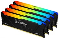 Pamięć RAM Kingston Fury Beast RGB KF436C18BB2AK4128 128GB DDR4 3600MHz Z radiatorem 18CL