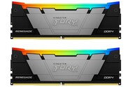 Pamięć RAM Kingston Fury Renegade RGB KF432C16RB2AK264 64GB DDR4 3200MHz Z radiatorem 1.35V 16CL